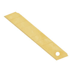 Изображение товара Лезвие для ножа КМ 18 мм прямое (5 шт.) титановое покрытие