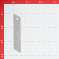 Лезвие для ножа КМ 25 мм прямое (10 шт.) - фото 3