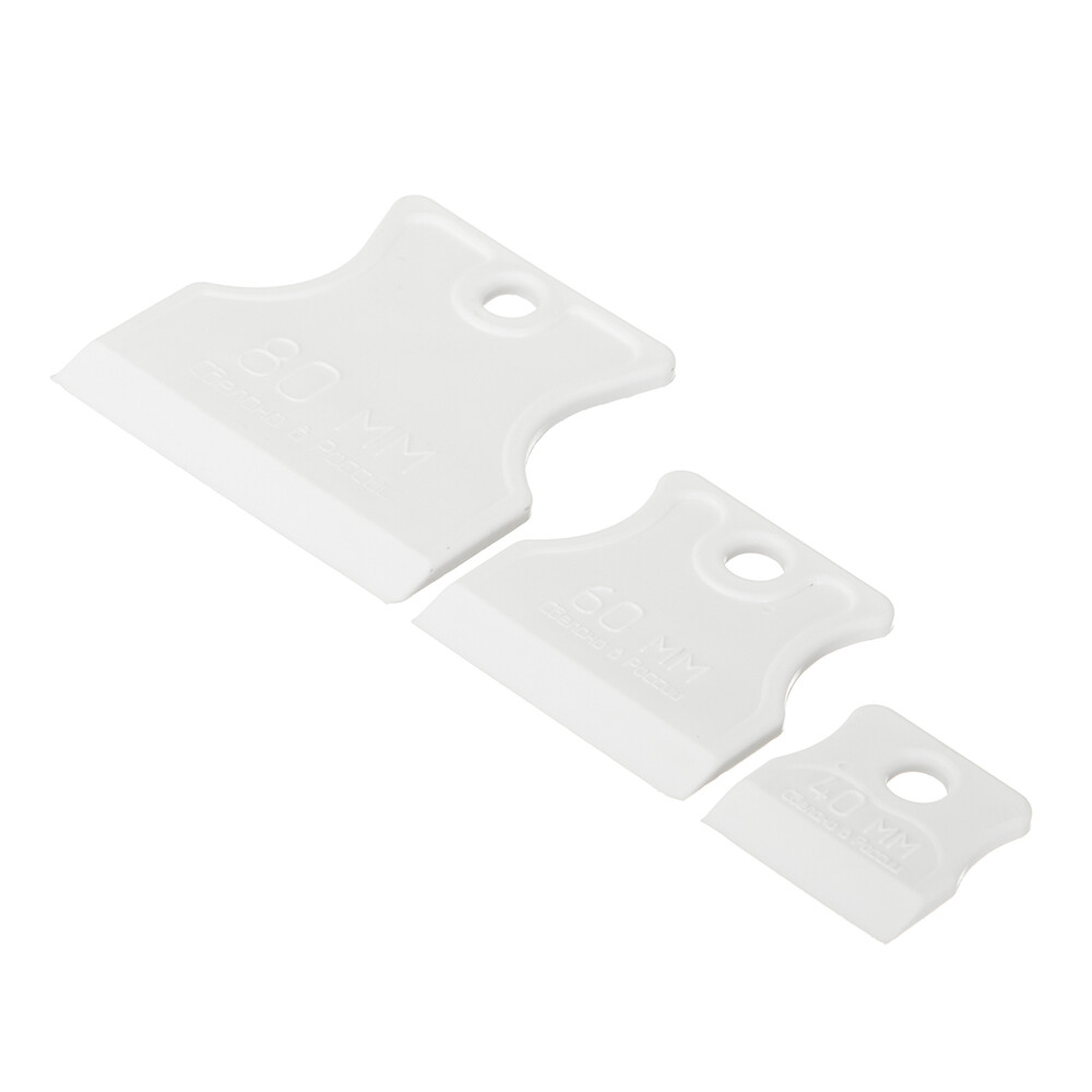 Изображение товара Набор шпателей Hesler для затирания швов 3 шт. 45 мм резина