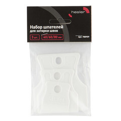 Набор шпателей для затирания швов Hesler резиновых (3 шт.) (540-788909) - фото 3