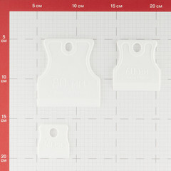 Набор шпателей для затирания швов Hesler резиновых (3 шт.) (540-788909) - фото 2