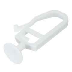 Крючок для пластмассового карниза (20 шт.) - фото 3