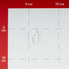 Крючок для пластмассового карниза (20 шт.) - фото 2