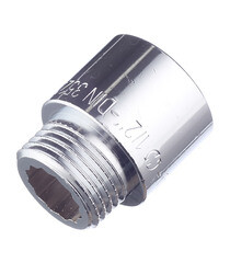 Удлинитель Stout 20 мм х 1/2 ВР(г) х 1/2 НР(ш) латунный (SFT-0002-001220) - фото 1