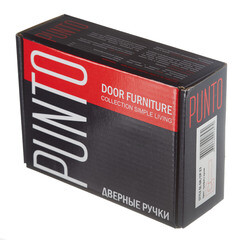 Ручка дверная Punto Nova квадратная розетка матовый никель/белый - фото 3