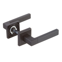 Ручка дверная Punto Style квадратная розетка черная - фото 4