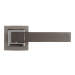 Ручка дверная Punto Style квадратная розетка графит/хром