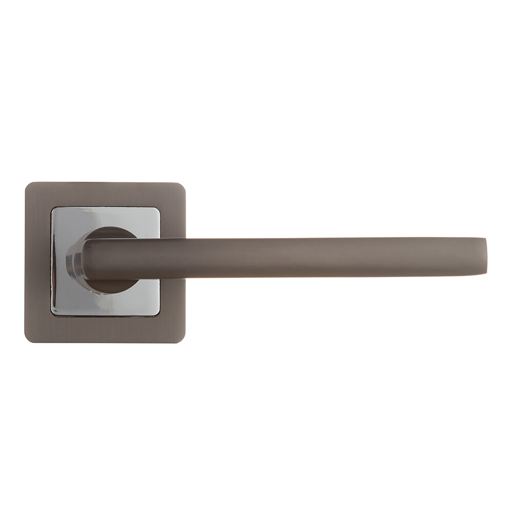 Изображение товара Ручка Punto Pluton на розетке QR графит/хром, квадратная розетка 52х52