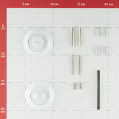 Фиксатор Punto TL WH-19 круглая розетка белый - фото 3