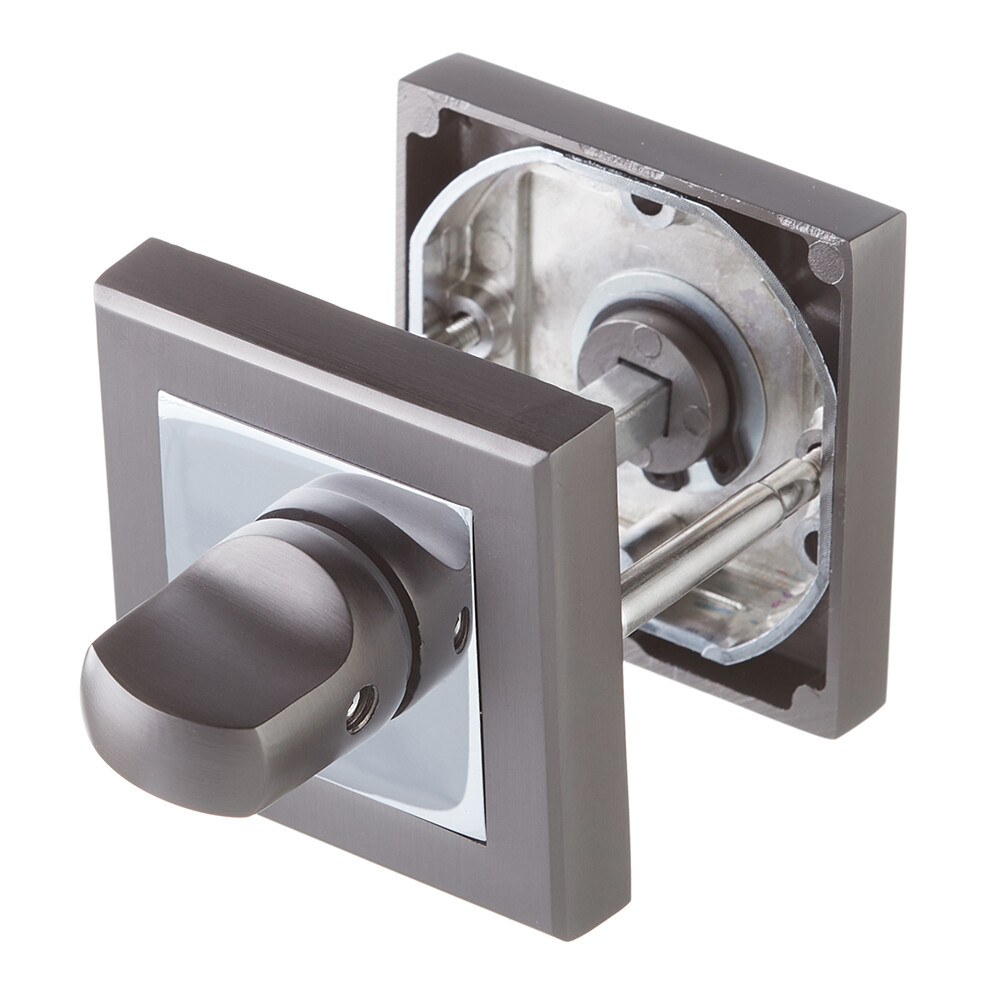 Изображение товара Фиксатор Punto QL GR/CP-23 квадратная розетка графит/хром Изображение товара Фиксатор Punto QL GR/CP-23 квадратная розетка графит/хром