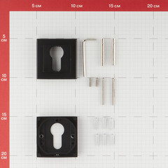 Ключевина Punto QL BL-24 квадратная розетка черная - фото 2