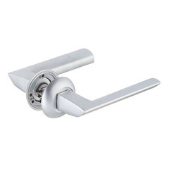 Ручка дверная Punto Blade круглая розетка сатинированный хром - фото 3