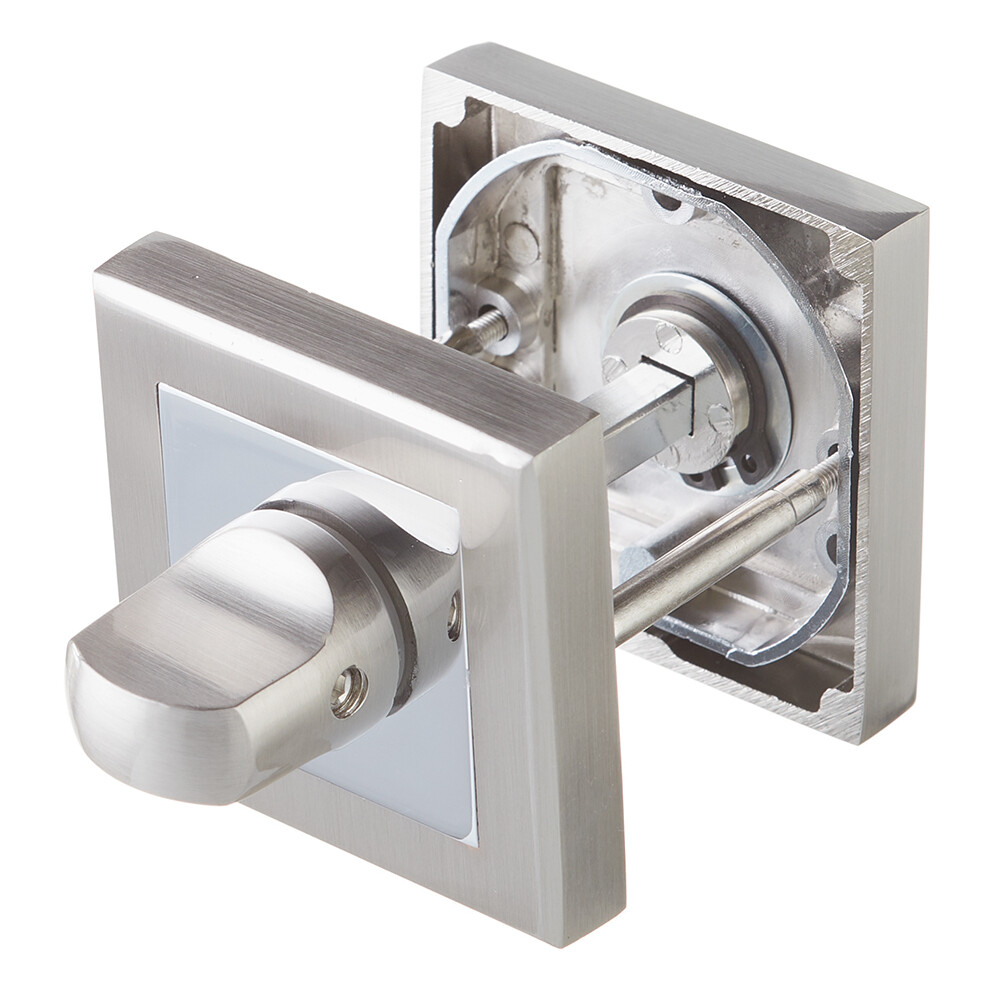 Изображение товара Фиксатор Punto QL SN/CP-3 квадратная розетка матовый никель/хром