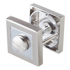 Фиксатор Punto QL SN/CP-3 квадратная розетка матовый никель/хром - фото 2