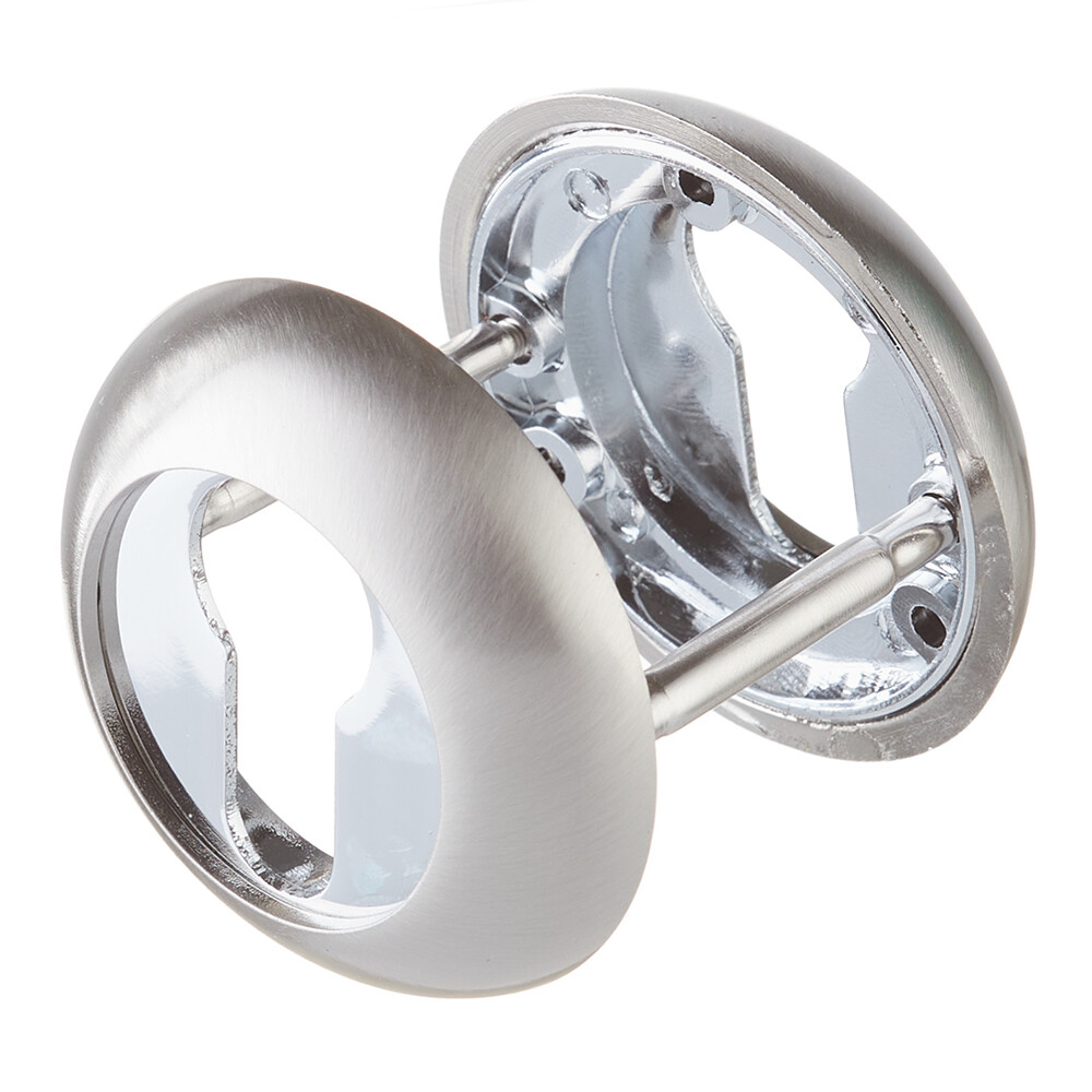 Ключевина Punto TL SN/CP-3 круглая розетка матовый никель/хром