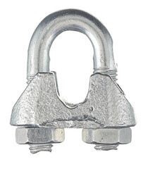 Изображение товара Зажим троса u-образный d6 мм DIN 741 (2 шт.)