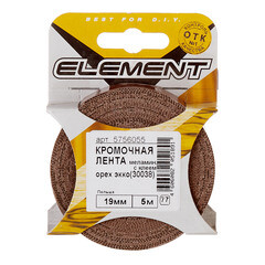 Лента кромочная 19 мм меламин с клеем орех экко (30038) (5 м) - фото 2