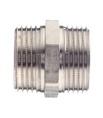 Ниппель Stout 1 НР(ш) х 1 НР(ш) латунный (SFT-0004-000011) - фото 2