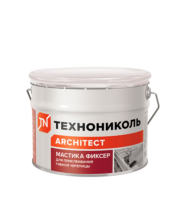 Изображение товара Мастика для гибкой черепицы Технониколь Фиксер №23 3,6 кг, герметик и клей