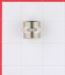 Ниппель Stout 1 1/4 НР(ш) х 1 1/4 НР(ш) латунный (SFT-0004-114114) - фото 2