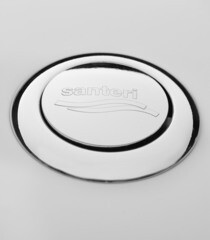 Унитаз-компакт Santeri Вест с косым выпуском с сиденьем пластик белый (1.P201.8.S00.00B.F) - фото 6