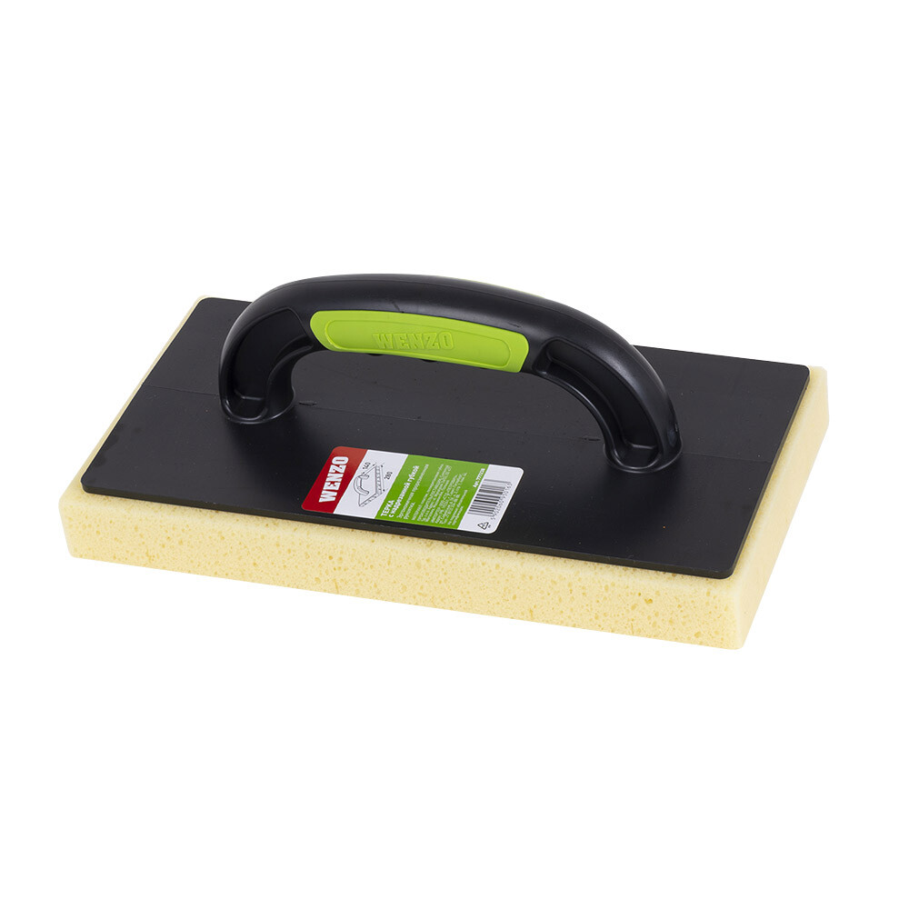 Изображение товара Терка пластиковая Wenzo 280х140 мм с надрезанной губкой