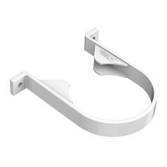 Хомут трубы Технониколь пластиковый d82 мм белый RAL 9003 - фото 6