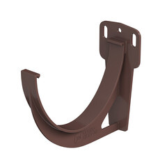 Кронштейн желоба Технониколь пластиковый d125 мм коричневый RAL 8017 - фото 1