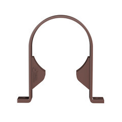 Хомут трубы Технониколь пластиковый d82 мм коричневый RAL 8017 - фото 7