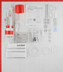 Унитаз-компакт Santek Лига с косым выпуском с сиденьем пластик белый (1.WH30.2.197) - фото 4