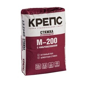 Стяжка цементная Крепс М200 25 кг — купить в Санкт-Петербурге: цены ...