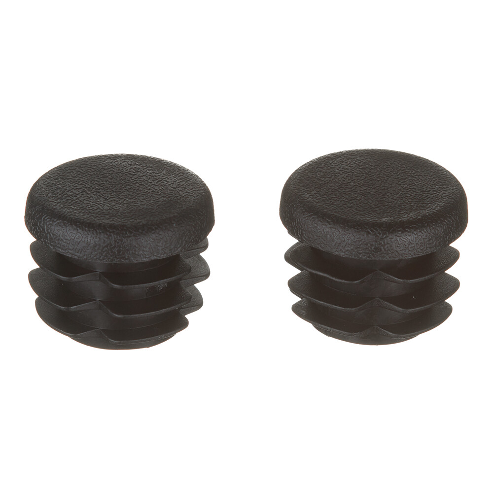 Изображение товара Пластиковая заглушка для перекладины Титан-GS, черная, 25 мм, 2 шт.