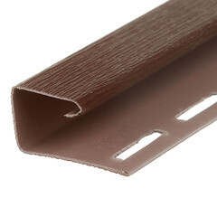 J-профиль Nordside 3050 мм темно-коричневый - фото 4