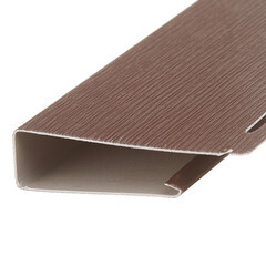 Наличник J-профиль Nordside 3050 мм темно-коричневый - фото 3