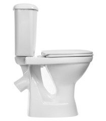 Унитаз-компакт Оскольская керамика Персона Стандарт с косым выпуском с сиденьем полипропилен с поручнем (16726) - фото 2