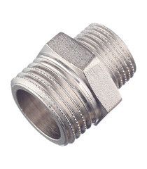 Ниппель переходной Stout 1/2 НР(ш) х 3/8 НР(ш) латунный (SFT-0004-001238) - фото 2