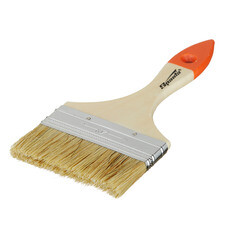 Кисть натуральная щетина деревянная ручка Sparta 100х9 мм для масляных красок и лаков