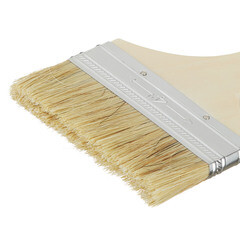 Кисть натуральная щетина деревянная ручка Sparta 100х9 мм для масляных красок и лаков - фото 3