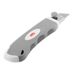 Нож строительный КМ 25 мм с ломающимся лезвием пластиковый корпус с винтовым стопором - фото 5