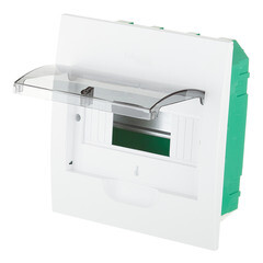 Щит распределительный встраиваемый Systeme Electric City9 пластиковый IP40 222х208х92 мм 8 модулей прозрачная дверь - фото 5