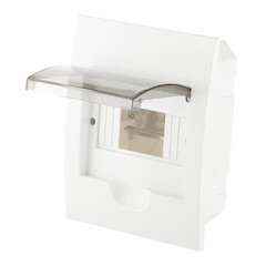 Щит распределительный встраиваемый EKF PROxima ЩРВ-П-6 пластиковый IP41 221х172х90 мм 6 модулей - фото 2