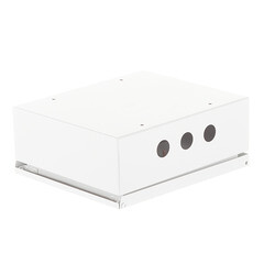 Щит распределительный навесной EKF Basic ЩРН-12 металлический IP54 265х310х120 мм 12 модулей - фото 3