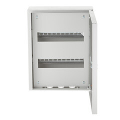 Щит распределительный навесной EKF Basic ЩРН-24 металлический IP54 395х310х120 мм 24 модуля - фото 4