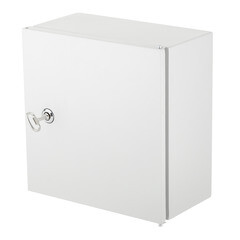 Щит учетно-распределительный навесной EKF Basic ЩУ-1/1-1 металлический IP54 310х300х160 мм 6 модулей с окном для снятия показаний счетчика - фото 5