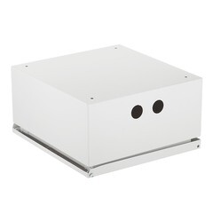 Щит учетно-распределительный навесной EKF Basic ЩУ-1/1-1 металлический IP54 310х300х160 мм 6 модулей с окном для снятия показаний счетчика - фото 3