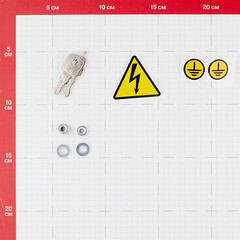 Щит распределительный встраиваемый Dekraft ЩРВ-12 металлический IP31 250х300х120 мм 12 модулей - фото 2