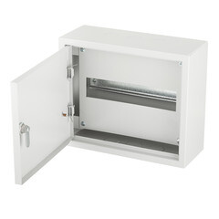 Изображение товара Щит распределительный навесной Dekraft ЩРН-12 металлический IP31 250х300х120 мм 12 модулей