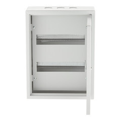 Щит распределительный навесной Dekraft ЩРН-24 металлический IP31 400х300х120 мм 24 модуля - фото 4