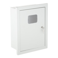 Щит учетно-распределительный встраиваемый Dekraft ЩРУВ-1/12 металлический IP31 430х330х160 мм 12 модулей с окном для снятия показаний счетчика - фото 5