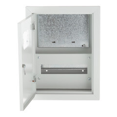 Щит учетно-распределительный встраиваемый Dekraft ЩРУВ-1/12 металлический IP31 430х330х160 мм 12 модулей с окном для снятия показаний счетчика - фото 4